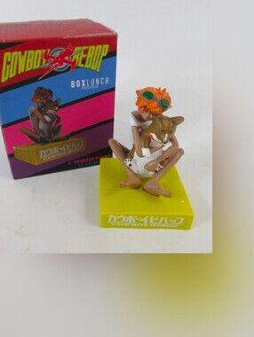 Box Lunch Exclusive Cowboy Bebop Ed And Ein 4” Desktop Figure Sunrise Funimation